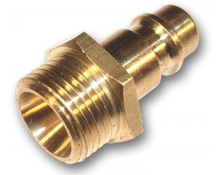 Wtyk z gwintem zewnętrznym 1/4` Mosiądz Germany